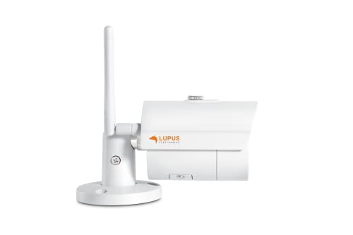 Lupus LE202 WLAN IP Kamera, Mini Überwachungskamera für aussen, SD Aufzeichnung, Deutscher Hersteller, ohne AKKU, kabellos via WLAN, Nachtsicht, Metallgehäuse, inkl. PC/MAC-Software, Version 2021