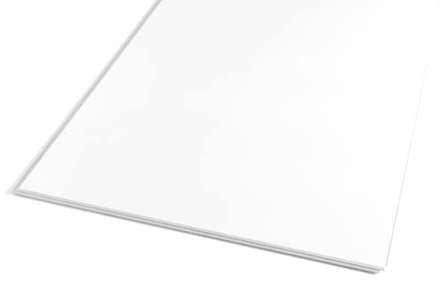ARTENS - PVC Wandbelag Limestone - Wandverkleidung - Wandfliesen - Fliesen/Beton Weiß - L.70 x B.40 cm x 4,2 mm (Dicke)