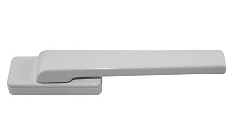 Balkontürgriffe GU Drehgriff Metall flach 6-28101-00-0-7 weiss, Höhe 25mm, geeignet für aussen hinter Rollade