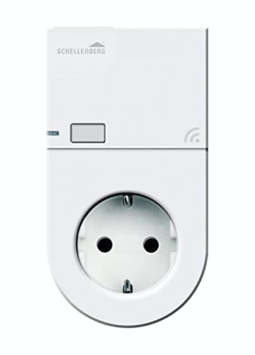 Schellenberg 20033 Smart Home Funk-Steckdose,Zwischensteckdose, für den Innenbereich, Weiß