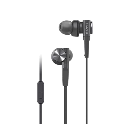 Sony MDR-XB55AP In-Ear-Kopfhörer (Extrabass, Mikrofon) Schwarz