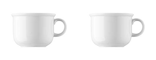 2 x Kaffee-Obertasse - Trend Weiß - Thomas - 11400-800001-14742 Porzellan Geschirr -