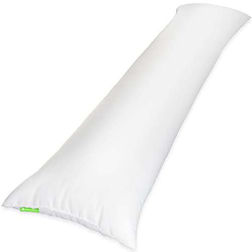 Hochwertiges Seitenschläferkissen 40x145 cm - Langes Kissen für Seitenschläfer - Body Pillow - Körperkissen für Erwachsene mit Mikrofaser-Füllung (40 x 145 cm lang) - Ökotex - Schlafkissen Waschbar