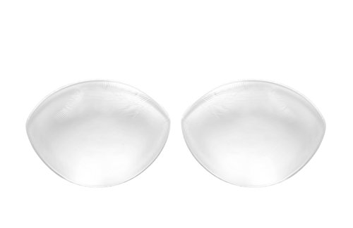 Sodacoda - 260g/Paar - Transparent - Große Silikon Brüste Einlagen für BHS und Badeanzüge - passend für Körbchengröße A-D