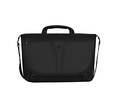 Wenger 606463 BC Fly 14'/16' Expandable Laptop Messenger Bag, SmartGuard Laptop Protection with a QuickAcess Tablet tocket in Black {13 litres}