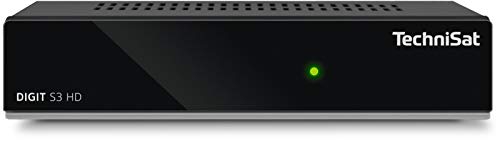 TechniSat DIGIT S3 HD - hochwertiger digital HD Sat Receiver (HDTV, DVB-S, DVB-S2, HDMI, USB, vorinstallierte Programmlisten, Unicable tauglich) schwarz
