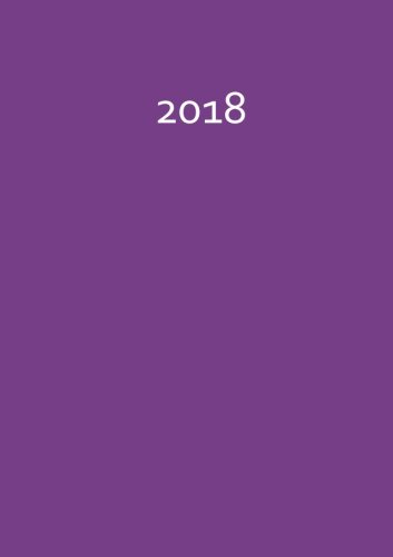 Kalender 2018 - A5 - Veilchen: Wochenkalender - DIN A5 - Eine Woche pro Doppelseite