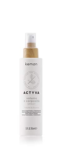 Kemon Actyva Volume e Corposità Bodifying Spray – Haarspray mit Styling-Effekt, Volumen-Spray ohne Silikon und Alkohol für feines Haar - 150 ml
