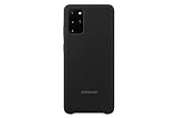 Samsung Silicone Smartphone Cover EF-PG985 für Galaxy S20+ | S20+ 5G Handy-Hülle, Silikon, Schutz Case, stoßfest, dünn und griffig, schwarz - 6.7 Zoll