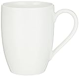 vivo by Villeroy und Boch Group - Basic White Kaffeetassen-Set, 6 tlg., 300 ml, Premium Porzellan, spülmaschinen-, mikrowellengeeignet, weiß