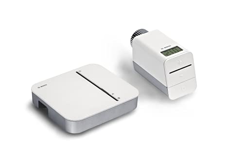 Bosch Smart Home Starter Set Heizen, mit App Steuerung, kompatibel mit Apple Homekit, Amazon Alexa und Google Assistant - Amazon Edition