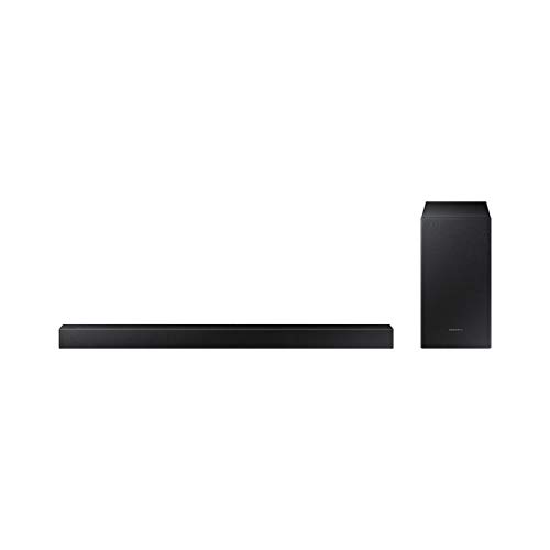 Samsung HW-T450 - Soundbar-Lautsprecher (2.1 Kanäle, 300 W, DTS,Dolby Digital, Aktiver Subwoofer, Verkabelt & Kabellos)