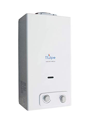 TTulpe Propangas-Durchlauferhitzer Indoor B11 P50 Eco, 1.5 V, Weiß
