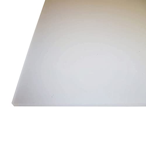 B&T Metall PMMA Acrylglas Opal Weiß glatt 4,0 mm stark Milchglas Lichtdurchlässigkeit 78% UV beständig beidseitig foliert im Zuschnitt Größe 30 x 100 cm (300 x 1000 mm)