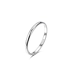 Gold Gala 925 Sterling Silber Band Ring Made in Italy (62 (19.7))