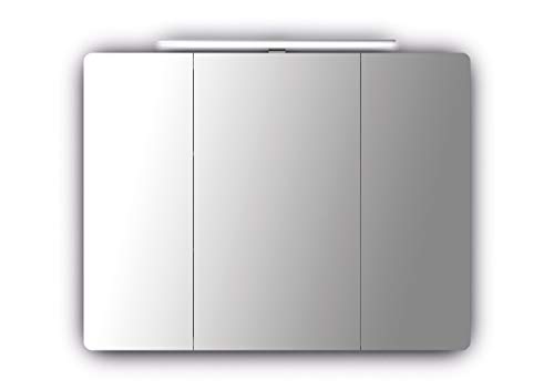 Sieper Espella Comfort 65 80 100 120 Aluminium-Spiegelschrank mit Beleuchtung ALU (100)