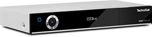 TechniSat DIGIT ISIO S2 - HD Sat-Receiver mit Twin-Tuner (HDTV, DVB-S2, PVR Aufnahmefunktion via USB oder im Netzwerk, Smart-TV, CI+, HDMI, App-Steuerung, UPnP-Livestreaming) silber