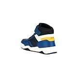 Geox J Perth Boy F Sneaker, AVIO/Yellow, 31 EU