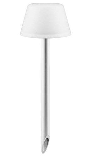 Eva Solo 571338.0 Solarlampe mit Spieß, Kabellos, Höhe 38 cm, Energieklasse A, aluminium/weiß, 13,2 x 13,2 x 38 cm