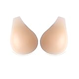 Klebe BHS für Frauen, Wiederverwendbare Invisible Bra für Klebe BH Push Up für Kleine Brüste - TräGerloser Silikon Selbstklebender BH passt für A/B Cups.