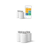tado° smartes Heizkörperthermostat - WiFi Starter Kit V3+, inkl. 2X Thermostat für Heizung + 3er-Pack - WiFi Zusatzprodukt als und Digitale Einzelraumsteuerung per App