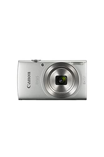 Canon IXUS 185 Digitalkamera (20 MP, DIGIC 4+, 8x optischer Zoom, 6,8cm (2,7 Zoll) LCD, Display, Smart Auto, HD Movies, USB, 720p) Kamera digital, silber