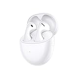 HUAWEI FreeBuds 5 Kopfhörer, Hi-Res-Zertifiziert, offenes Design für verbesserten Komfort, 30 Stunden Akkulaufzeit,Wasserdichtigkeit IPX4, Ceramic White