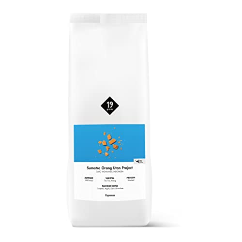 Indonesien Sumatra Orang-Utan Espresso |1kg ganze Bohne | fair & nachhaltig | frisch geröstet | 100% Arabica Kaffeebohnen | specialty coffee | 19grams Kaffeerösterei