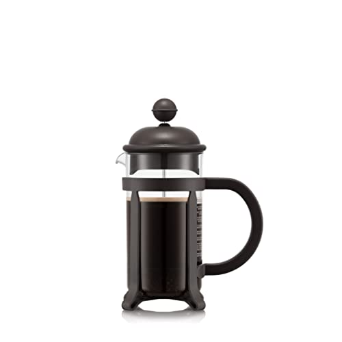 Bodum JAVA 1903-451SSA French Press Kaffeebereiter, 3 Tassen, 0,35 l, 340 ml, Kunststoff SAN, Dark Roast