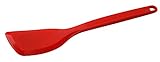 Dr. Oetker Silikon-Wender FLEXXIBLE Love, Pfannenwender aus hochwertigem Platinsilikon, spülmaschinengeeignet, vielseitiger Wender für Brat- und Backgut, aufhängbar (Farbe: Rot), Menge: 1 Stück