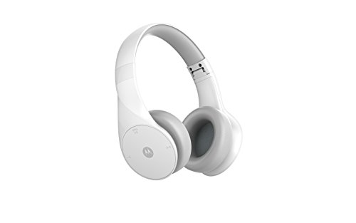 Motorola Pulse Escape Over Ear Bluetooth Kopfhörer mit HD-Sound, Siri und Google Now Kompatibel Weiß