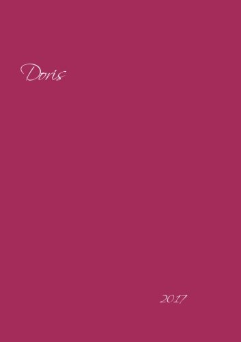 2017: Doris- personalisierter Kalender / Wochenkalender / Himbeere - DIN A33