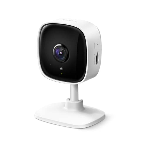 TP-Link Tapo C100 WLAN IP Kamera Überwachungskamera Innen (1080p-Auflösung, 2-Wege-Audio, Nachtsicht zu 9m, bis zu 128 GB lokaler Speicher auf SIM Karte, kompatibel mit Amazon Alexa) Weiß