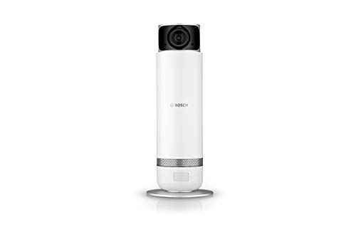 Bosch Smart Home WiFi Überwachungskamera, 360° drehbar, für Innenräume, Steuerung per App oder Telefon, kompatibel mit Alexa