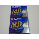 BASF MD74 Maxima Digital Audio beschreibbare Minidiscs (Mini Disc) 5 x 74 min – 5 Stück