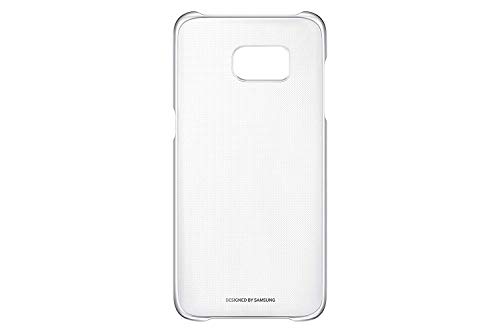 Samsung Clear Cover Hülle für Galaxy S7 edge, silber