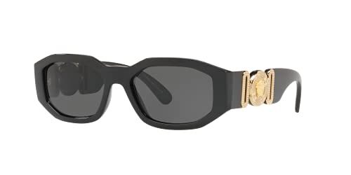Versace Unisex-Erwachsene 0VE4361 Sonnenbrille, Schwarz (Black), 53