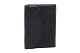 LEAS Minibörse RFID- Schutz in Echt-Leder, schwarz Mini-Edition