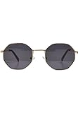 Urban Classics Unisex TB5605-Sunglasses Toronto Sunglasses, Black/Gold, one Size