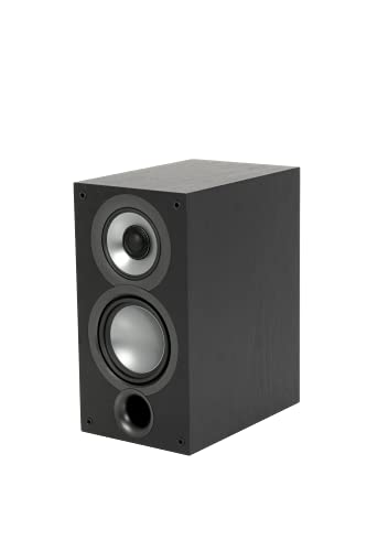 ELAC Uni-Fi 2.0 Regallautsprecher UB52, Bookshelf Speaker für Musikwiedergabe über Stereo-Anlage, 5.1 Surround-Soundsystem, exzellenter und klarer Klang, 3-Wege Lautsprecher