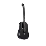 LAVA ME 2 FreeBoost Kohlefasergitarre, akustische E-Gitarre, ideal für unterwegs, inkl. Tasche und Ladekabel, Schwarz 36 Zoll