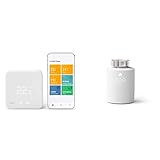 tado° smart home Thermostat (verkabelt) - Wifi Starter Kit V3+ mit 1x smartes Heizkörperthermostat - digitale Heizungssteuerung per App - Einfache Installation - kompatibel mit Alexa, Siri & Google