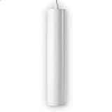 INNOVATE LED Pendelleuchte – moderne Deckenlampe höhenverstellbar – elegante Hängeleuchte aus Aluminium mit GU10 Fassung - Zylinder Pendellampe excl. Leuchtmittel (300mm, Weiß)