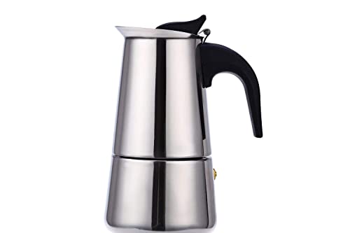Nonna Kaffeemaschine (Induktion) 9 Tassen - 500 ml - Espressokocher / Espressomaschine 100% Edelstahl (500ml)