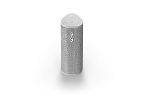 Sonos Roam WLAN & Bluetooth Speaker, weiß – Wasserdichter Lautsprecher mit Alexa Sprachsteuerung, Google Assistant und AirPlay 2 – Kabellose Outdoor Musikbox mit Akku für Musikstreaming