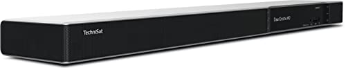 TechniSat Sonata 1 - Soundbar und UHD Receiver in einem Gerät (Twin-Tuner, Satelliten-, Kabel- und DVB-T2 Receiver, Aufnahmefunktion, Smart-TV, WLAN, Bluetooth, App-Steuerung, 3x15Watt) Silber