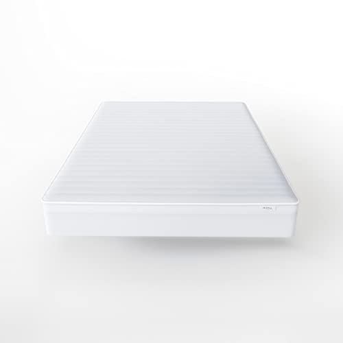 Hilding Sweden Essentials Federkernmatratze in Weiß, 160 x 200 cm, Mittelfeste Matratze mit orthopädischem 7-Zonen-Schnitt für alle Schlaftypen (H2-H3)