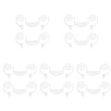 Toyvian 10 STK Vampirzähne Kostümparty Reißzähne Cosplay-reißzähne Gruselige Falsche Zähne Cosplay-gebiss Rollenspiel Zähne Wiederverwendbar Weiß Teleskopisch Plastik Requisiten