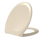 Grünblatt Premium Duroplast WC Sitz mit Absenkautomatik, abnehmbar zur Reinigung, Farbe Pergamon (O-Form)