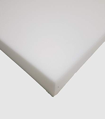 Glatt Schaumstoff Selbstklebend Dämmung Schallschutz mail (100cm x 50cm x h) Weiß o. Schwarz (100x50x5, Weiss)